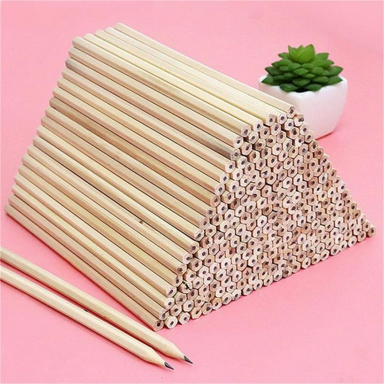 Vikakiooze Drawing Pencils for Kids, Pencils Made Of Pure Handmade Logs  Children's Stationery Creative Environmental Painting Tools 