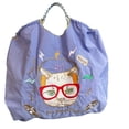 thumbnail image 4 of Diseño de nicho de bordado, bolso de mano ecológico, bolso de compras de nailon, bolso de mano, 4 of 6