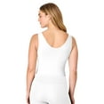 thumbnail image 2 of Hanes CoolDRI Women's Crop Tank with Built-in Shelf Bra, 3-Pack Charcoal/Teal/Flair Pink M, 2 of 7