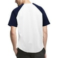 thumbnail image 2 of Hat and Beyond Mens Button Down Baseball Two Tone Tee Hip Hop Fashion Inspired Raglan Athletic Fit Jersey, 2 of 6