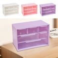thumbnail image 7 of Moocorvic 3 Layer Jewelry Box for Women, Jewelry Organizer with Drawers Organizers and Storage for Necklaces, Rings, Earrings, Bracelets, 7 of 7