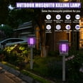 thumbnail image 4 of XZKING 4 Pack Solar Bug Zapper Outdoor Solar Powered Mosquito Zapper Mosquito Lamp Fly Zapper Repellent Lighting Stake Landscape Fixture for Garden Patio Pathway Backyard Camping, 4 of 8