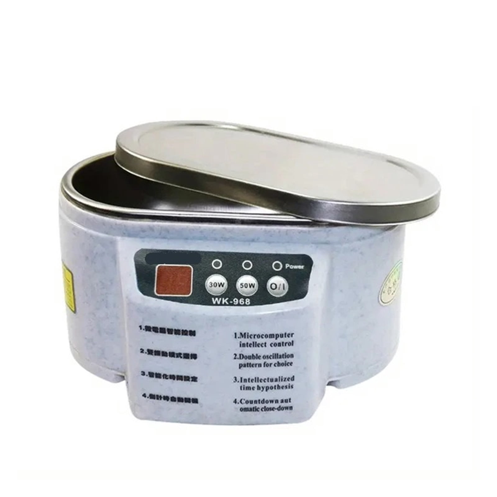 Ultrasonic Cleaner 30/50W Sonicator Bath 40Kh Degas for Watches Contact Lens Glasses Denture Teeth Electric Makeup