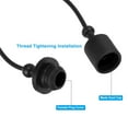 thumbnail image 3 of Uxcell Rubber Hydraulic Coupler Male Dust Cap and Female Plug Cover 1/2" ISO-A, Black, 2Pcs, 3 of 5