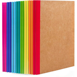 100pcs, A5 Kraft Notebooks, Blank Page Journals In Bulk, Sketchbooks Bulk  For Adults, 60 Pages, 80GSM, 8.3 X 5.5 Inch, Travel Journal Set, For Art Cam