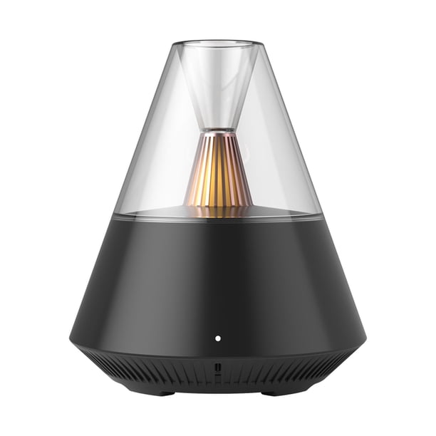 Difusor de aceites esenciales Strade Fareast Limited humidificador de escritorio luz nocturna con control remoto negro