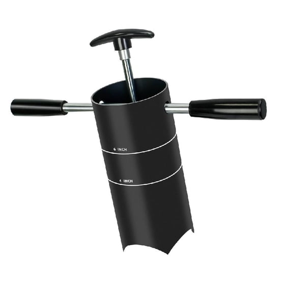Portable Golf Hole Cutter Mild Steel USGA Compliant Size 4 or Half Foot Backyard Practice Easy Digging