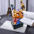 thumbnail image 6 of Hand Sculpture, Unique Hand Resin Statue, Abstract Art Sculpture Colorful Thumbs Peace Figurines, Acting Signal Table Sculpture for Shelf Desk, 6 of 9