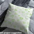 thumbnail image 2 of Homewish Cartoon Green Watercolor 01, Romantic Love Heart Room Decor Fabric by the Yard, Teens Kids Child Sewing Fabric, Microfiber Bedroom Decor, 2 of 6