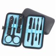thumbnail image 4 of 7pcs Manicure Set Kit Pedicure Scissor Tweezer Ear Pick Utility Nail Clipper Stainless Steel Nail Care Tool Sets, 4 of 6