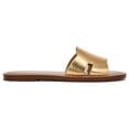 thumbnail image 2 of Franco Sarto Women's Romana Slide Sandal Gold 6M, 2 of 5