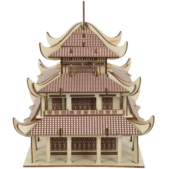 MasteelfCA 1 Set Wooden Puzzle Wood Building Kit 3d Wooden Puzzle Kit Wooden Puzzle for Adults