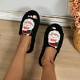 thumbnail image 6 of Christmas Slippers House Shoes for Women Fluffy Soft Cozy Bedroom Cartoon Plush Cute Slippers for Indoor Outdoor Use, 6 of 6
