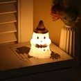 thumbnail image 4 of Halloween Night Light Decor Mini Glowing Ghost LED Table Lamp 4.72x2.95x2.76in Plastic Warm LED & Cute Design for Desktop Bedroom Indoor Halloween Home Decor by MPOISVA, 4 of 9