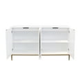 thumbnail image 3 of Pasargad Home Victoria Sideboard- 4 Doors- 2 Drawer with Bronze Metal Frame, 3 of 12