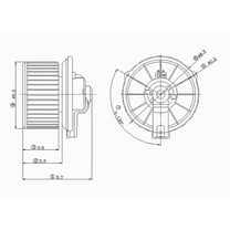 HVAC Blower Motor Fits select: 1999-2001 JEEP GRAND CHEROKEE