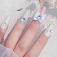 thumbnail image 4 of 18 dijes de uñas con lazo 3D, gemas de uñas con lazo de corazón de cristal, diamantes brillantes, accesorios para uñas, lazos de resina, decoraciones para uñas, suministros de bricolaje, 4 of 8