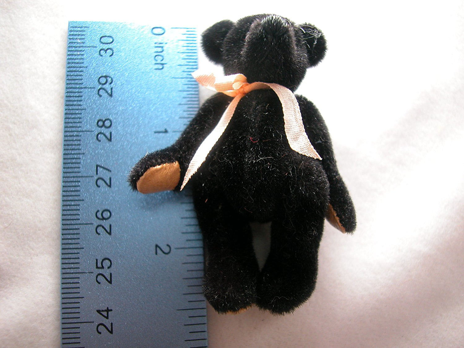 World of Miniature Bears 2.5" Plush Bear Black #308 Collectible Miniature Bear 