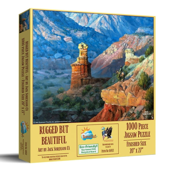 SUNSOUT INC - Rugged but Beautiful - 1000 pc Jigsaw Puzzle by Artist: Jack Sorenson - MPN # 16922