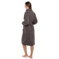 thumbnail image 5 of Skylinewears Woman Cotton Bathrobe Terry Cloth Knee Length Spa Bathrobe Soft Shower Robe, 5 of 6