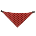thumbnail image 7 of Red  Black Reversible Dog Bandana by Uptown Pups, 7 of 7