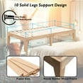 thumbnail image 4 of Giantex Solid Wood Platform Bed Frame, Twin, 14 Thickened Slats Support and Ample Storage, No Box Spring Needed, Natural, 4 of 6