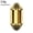 Golden3, variant on 3pcs Brass Fishing Weights, Fast Sinking Fishing Sinker Set with 3 Modular Weights, Portable Hollow Sinker Line Through for Float Adjustment