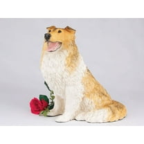 Collie Tri-Color Cremation Pet Urn for a Dog Memorial in remembrance of your beloved family pet