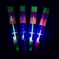 thumbnail image 2 of 48pc LED Light Arrow Rocket Helicopter Flying Toy - Party Fun Gift Elastic, 2 of 3