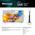 thumbnail image 2 of TV Hisense 55 Pulgadas 4K Ultra HD Smart TV Mini LED 55U6K, 2 of 4