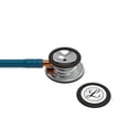thumbnail image 2 of 3M Littmann Classic III Stethoscope, Pop of Color, Mirror Chestpiece, Caribbean Blue Tube, Orange Stem and Stainless Headset, 27 inch, 5874, 2 of 4