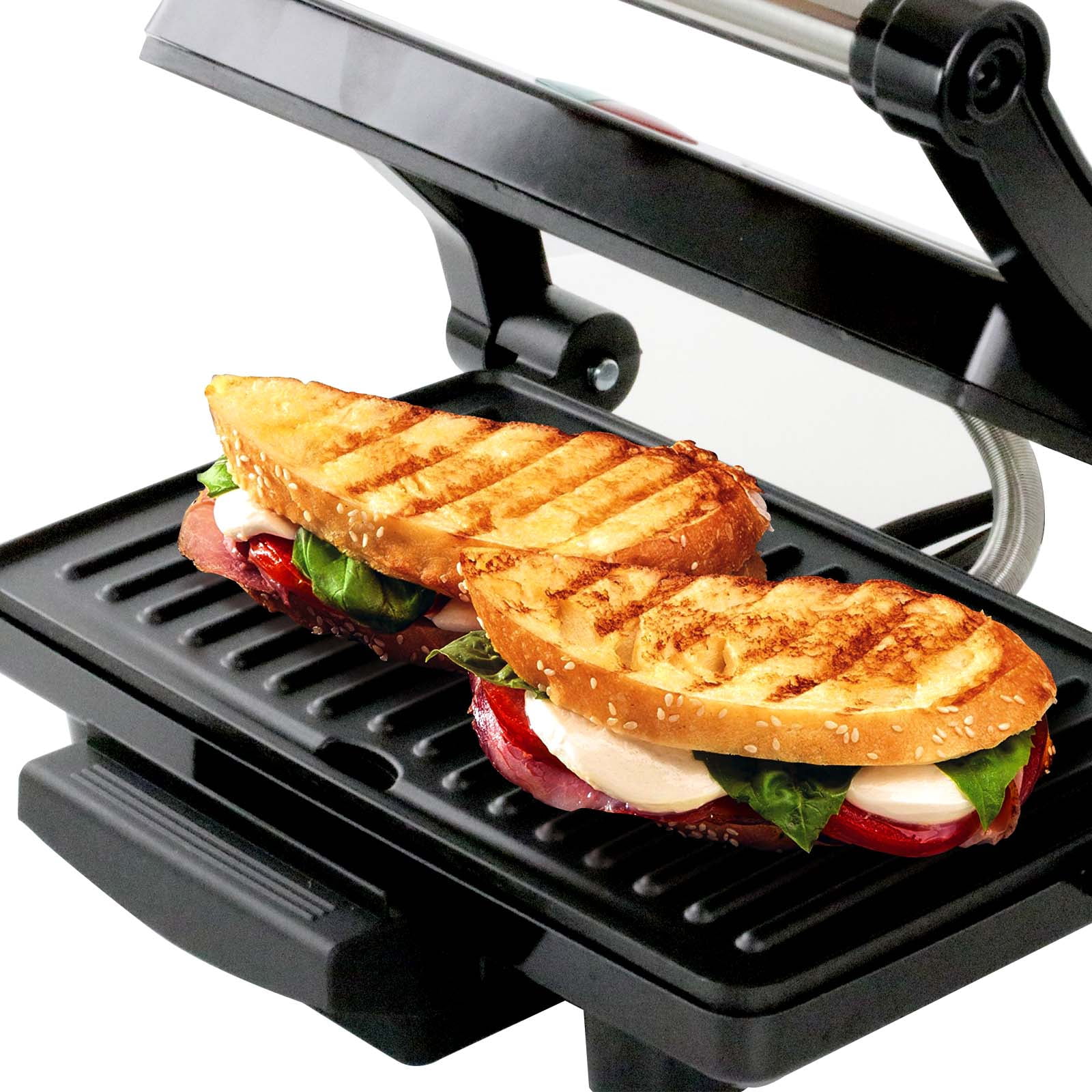 Betterlifefg-sandwich Maker, Lightweight And Portable Double Sided Heating  Non-stick Pan, Grill Appliance With Eu Adapter, Paninis, Sandwiches 0% Bpa