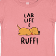 thumbnail image 4 of Inktastic Lab Life is Ruff Yellow Lab Boys or Girls Baby T-Shirt, 4 of 5