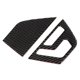 thumbnail image 3 of Embellecedor de cubierta de botón de ajuste de asiento de fibra de carbono, 2 uds., apto para Mercedes Benz Clase C W204 07-13, 3 of 8