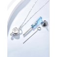 thumbnail image 3 of Urn Necklace for Ashes 925 Sterling Silver Music Note Cremation Jewelry, 3 of 5