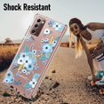 thumbnail image 6 of Case for Samsung Galaxy Note 20, Clear Floral Pattern Designed Shockproof Protective Phone Case, Thin Cover for Samsung Galaxy Note 20, 6 of 14