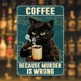 thumbnail image 1 of Placa Letrero de Metal Cgtredaw Con Gato Y Retro para Bar Pub Y club, 1 of 9