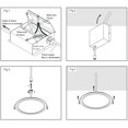 thumbnail image 5 of LED Recessed Low Profile Slim Panel Light with Junction Box, Air Tight, 4 inch, 9W, 550 Lumens, 5000K Daylight White, CRI80+, Dimmable, cETLus - Listed - 4 Packs, 5 of 5