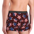 thumbnail image 5 of Balery American Stars1 Men's Boxer Briefs, Soft and Breathable Cotton Underwear with nylon Waistband-Large, 5 of 9