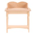 thumbnail image 1 of Escritorio en miniatura para casa de muñecas, mesa de madera a escala 1/12, ideal para estudio en miniatura o decoración de sala de estar, 1 of 7