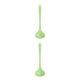 thumbnail image 4 of Billuyoard Cuchara de sopa de silicona translúcida Anti-escaldado Utensilio de cocina resistente al calor frío, verde claro verde claro 2Conjunto, 4 of 6