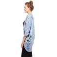 thumbnail image 3 of Women's Floral Short Sleeve Open-Front Kimono Style Cardigan, 3 of 4