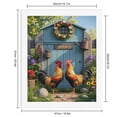 thumbnail image 2 of Paint by Numbers Kit for Adults, Roosters Garden Flowers Shed Scene Paint by Numbers, Easy Paint by Numbers Kit for Adults Beginner, DIY Adult Paint by Number Kits on Canvas, 12x16in Home Decor, 2 of 7