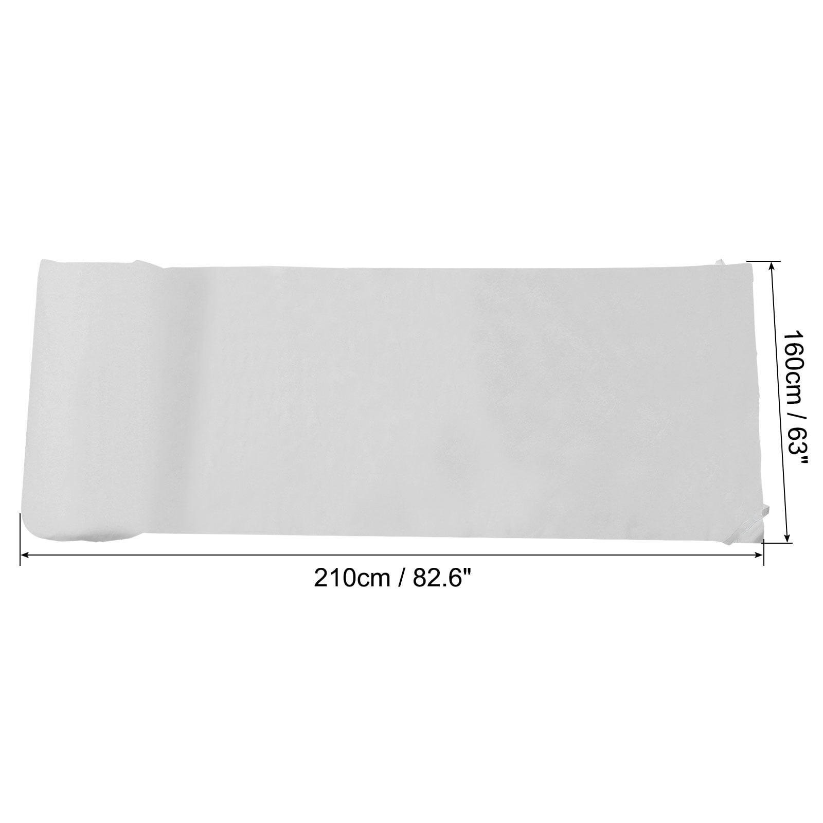 Uxcell 82.6x63 inch Sleeping Bag Liner Travel Hotel Camping Sleep Sheet Sack Set for Backpacking Silver