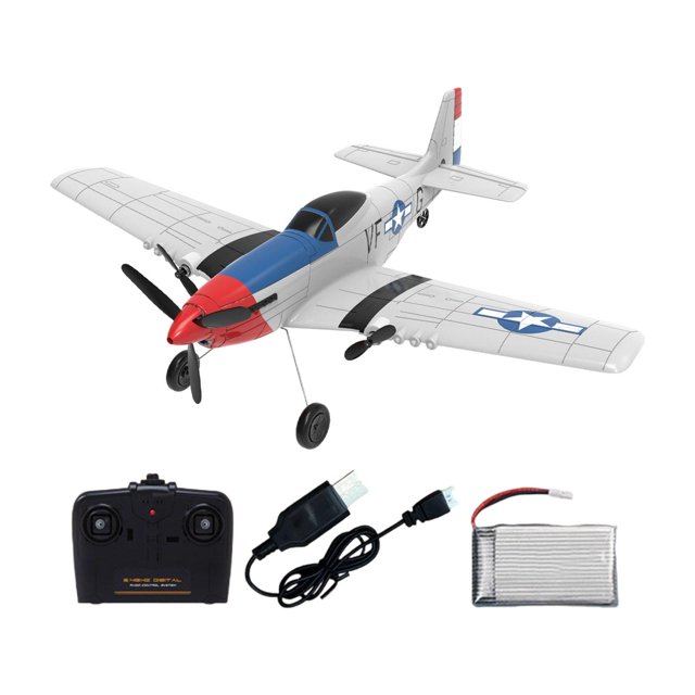 Avión RC de espuma, modelo listo para volar, ligero, 2 canales, juguete eléctrico RC Estilo A