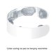thumbnail image 2 of Greeniant Anillo de refrigeración portátil para entusiastas de los deportes al aire libre, cuello colgante, hielo, multifuncional, fácil de Ropa Deportiva, Zapatos blanco, 2 of 6