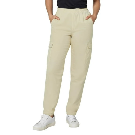 GAP Womens Twill Cargo Pant Tan XL (80% Cotton, 20% Lyocell)