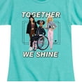 thumbnail image 3 of Barbie - Together We Shine - Toddler And Youth Girls Short Sleeve Graphic T-Shirt, 3 of 5