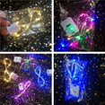 thumbnail image 3 of Lámpara de alambre de cobre Cadena de luces LED Cadena de luces LED Luz intermitente de tres funciones Luz decorativa para pastel Caja cuadrada pequeña, 3 of 4