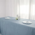 thumbnail image 2 of Efavormart 90" X 156" - Dusty Blue Accordion Crinkle Taffeta Rectangular Table Cover - Perfect for Wedding Ceremonies, Parties, Upscale Occasions, Birthday Celebrations, and Any Special Event, 2 of 11